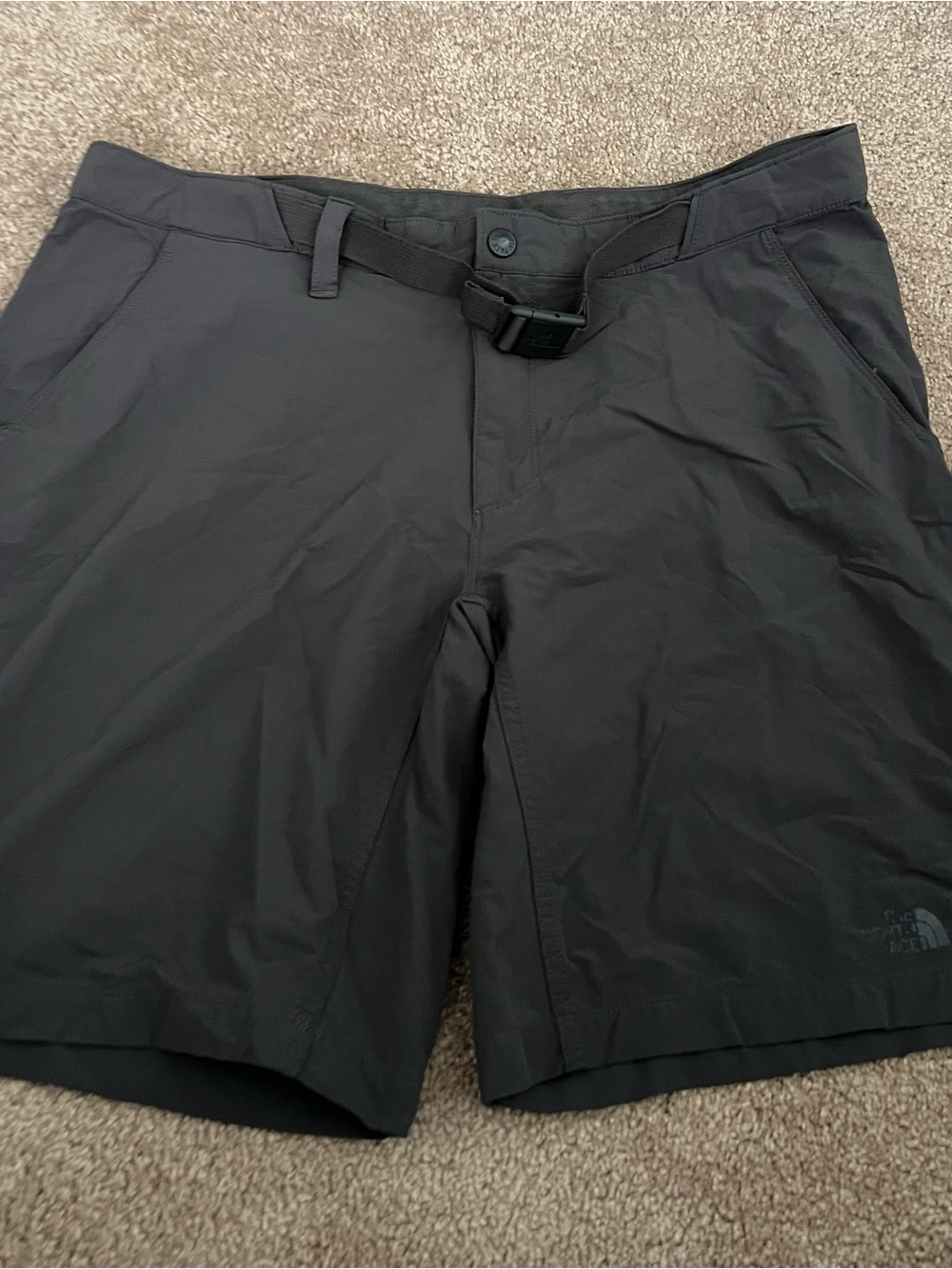 The North Face Men's Black Hybrid Belted Shorts